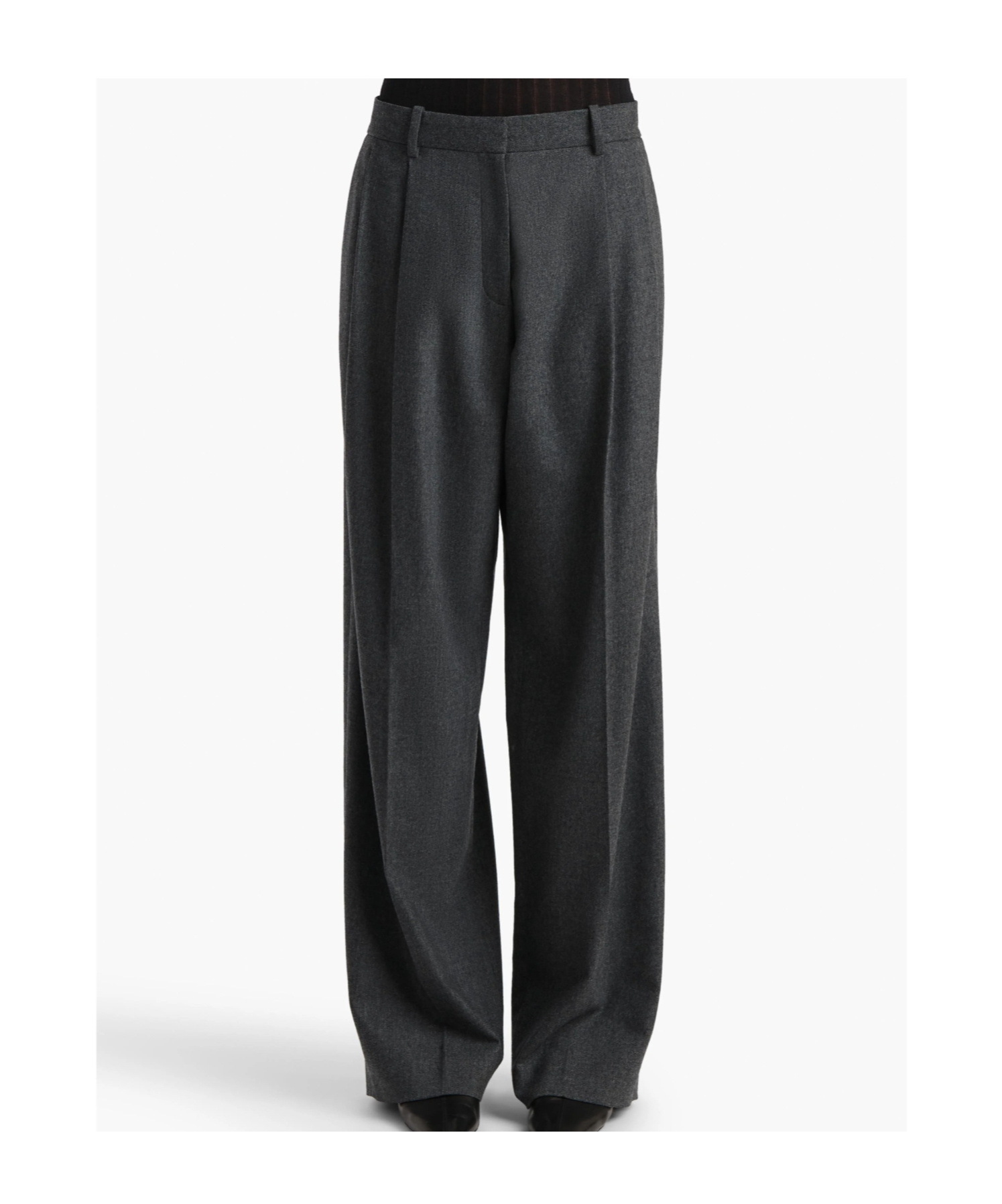 Khaite Belt Loop Casual Pants In Black