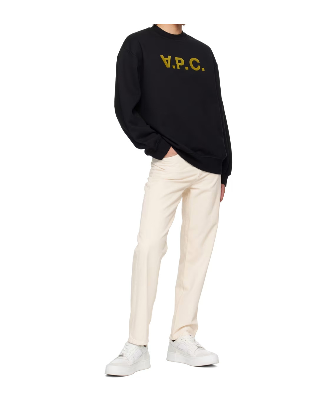 Apc A.p.c. Standard Grand Vpc Oversize Sweatshirt In Black