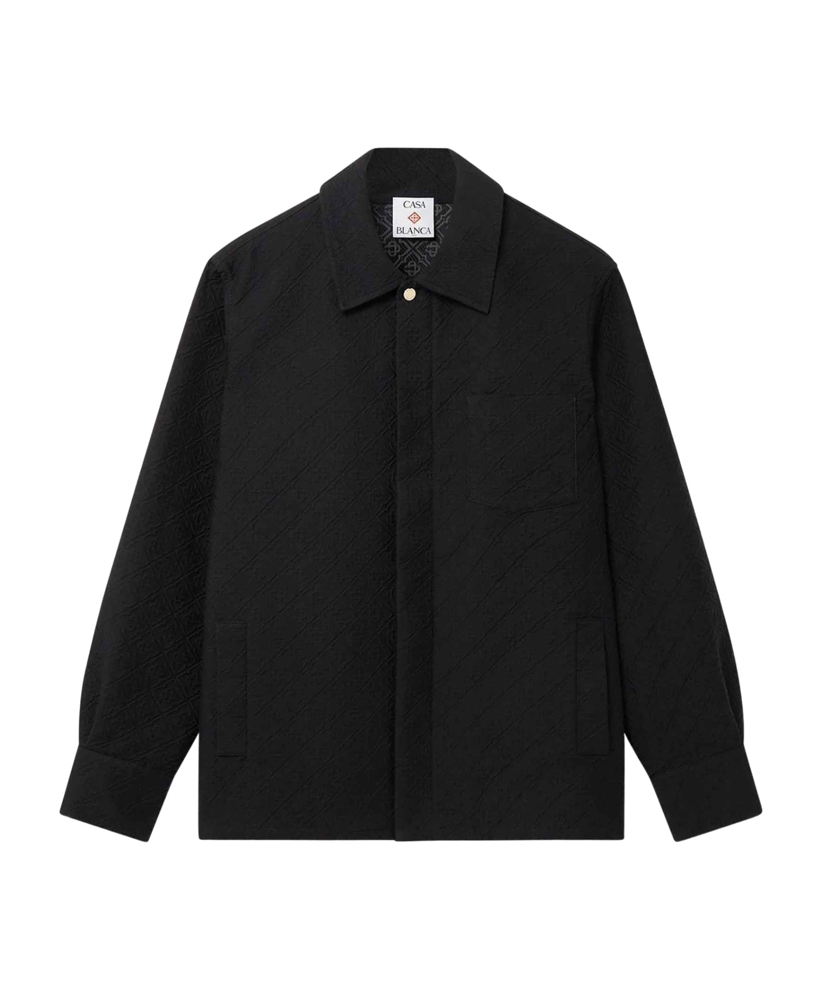 Casablanca Jacquard Monogram Jacket In Black