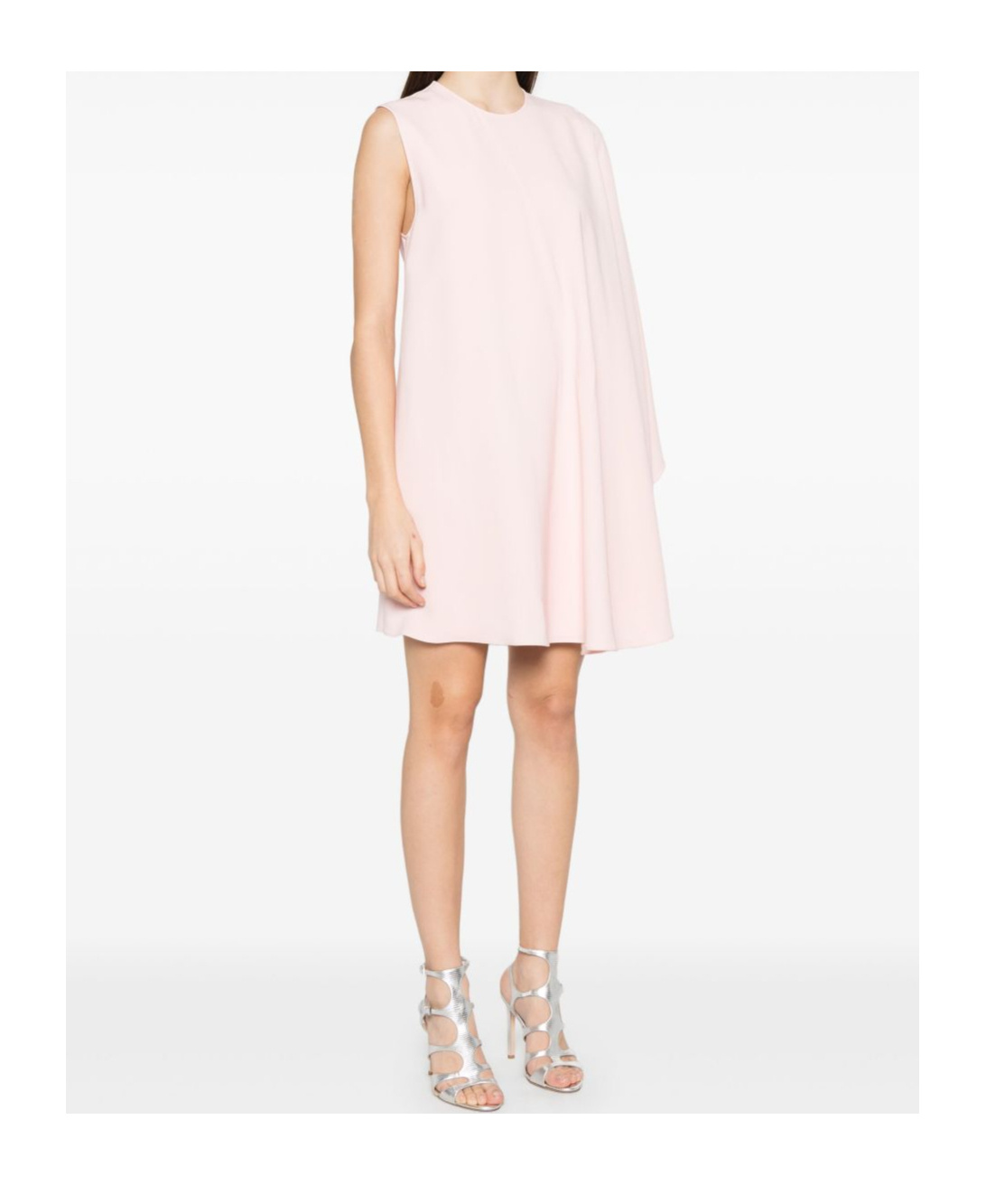 Stella Mccartney Stella Mc Cartney One Shoulder Mini Dress In Pink