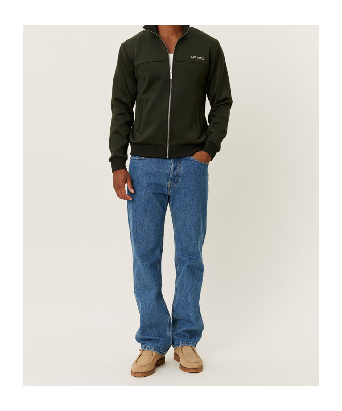 Les Deux Long-sleeved Casual Jacket In Black