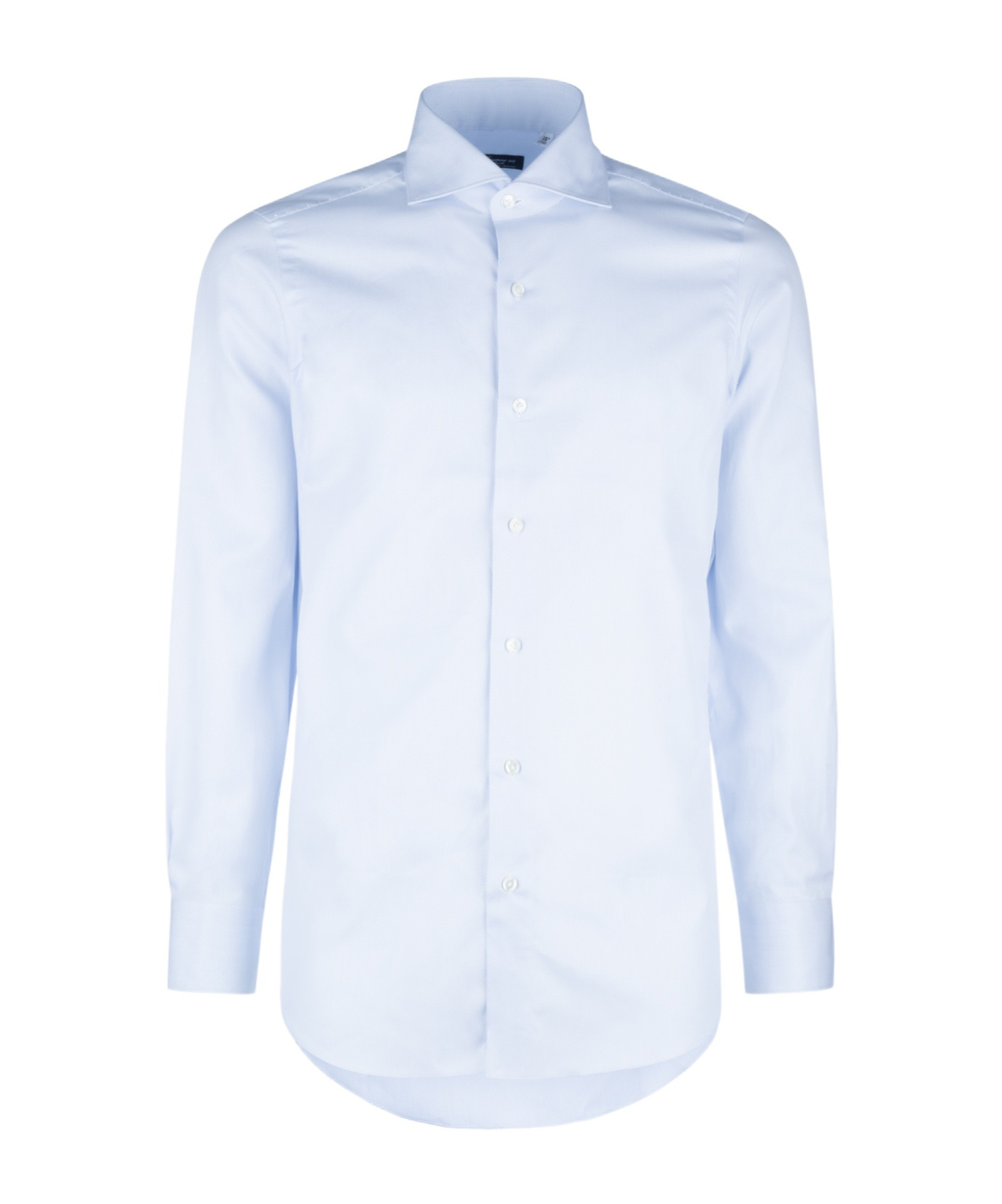 FINAMORE 1925 NAPOLI SPREAD-COLLAR COTTON SHIRT