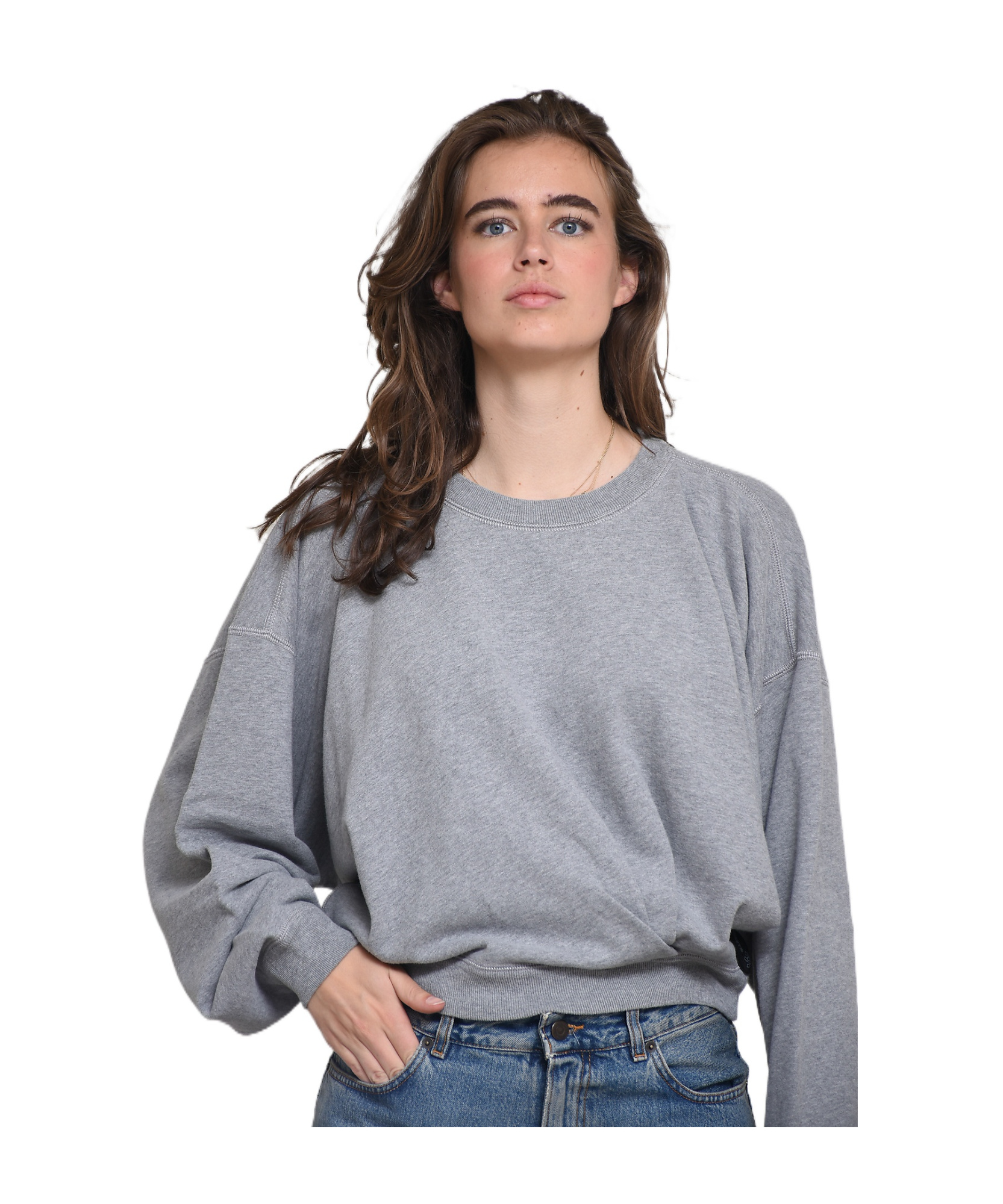 Isabel Marant Étoile Paulia Sweatshirt In Gray