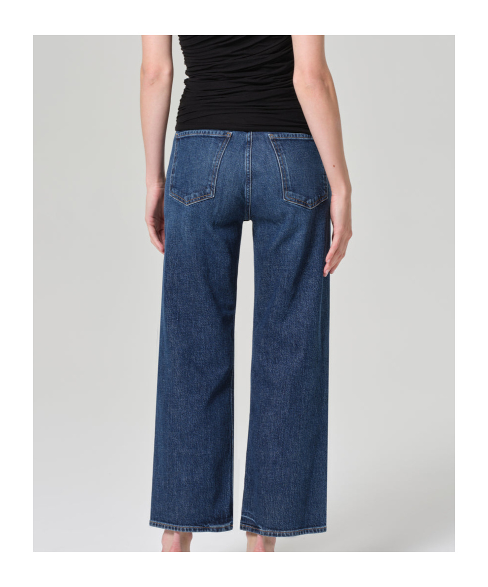 Agolde Jeans With Belt Loops In Blue