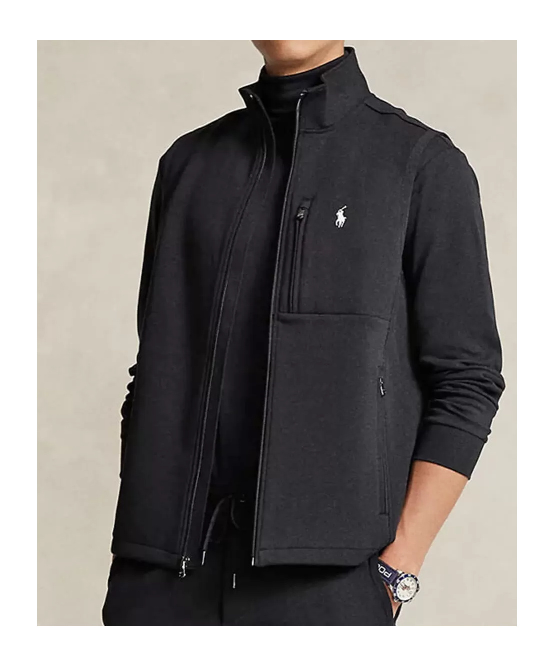 POLO RALPH LAUREN ZIPPERED VEST