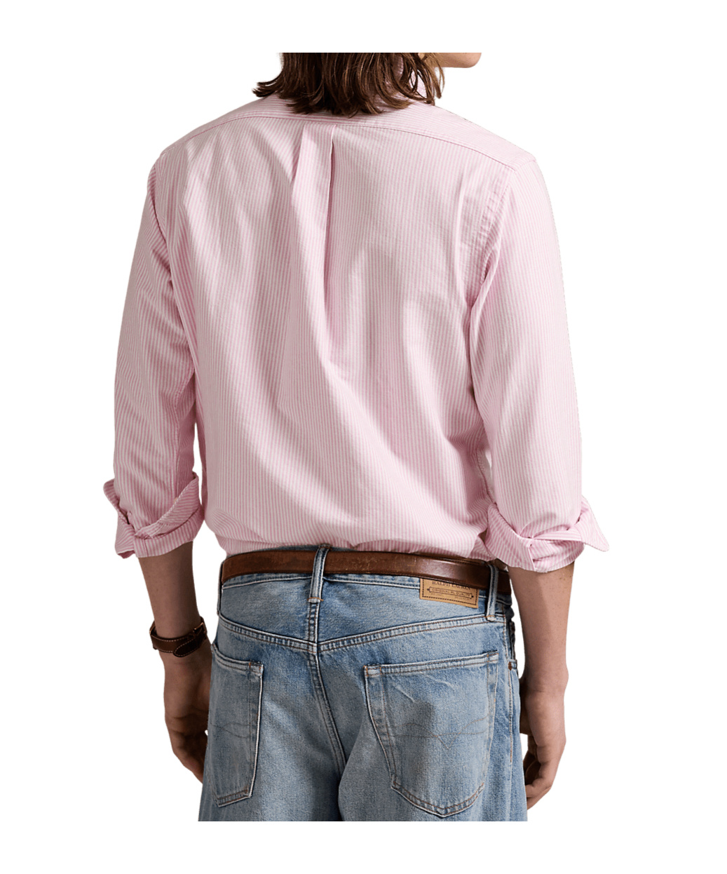 Polo Ralph Lauren Embroidered-design Long-sleeve Shirt In Light Pink
