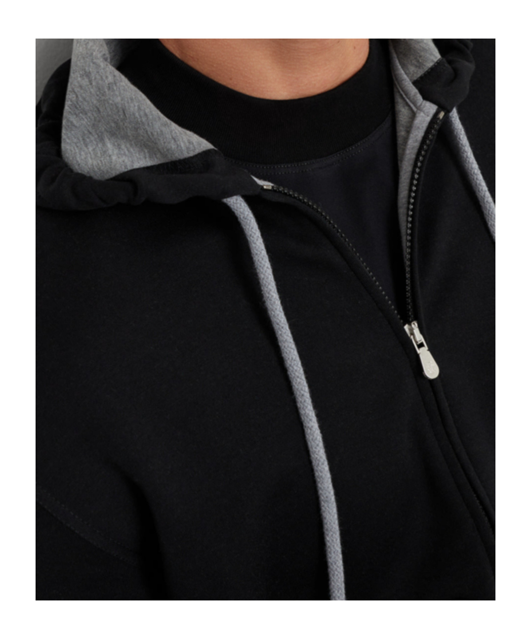 Brunello Cucinelli Leisure Zipped Sweatshirt In Black
