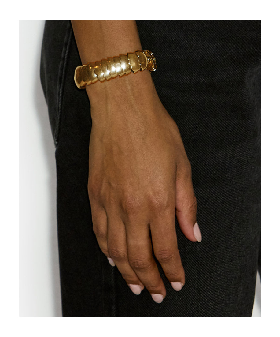 Shop Isabel Marant Elie Bracelet In Yellow