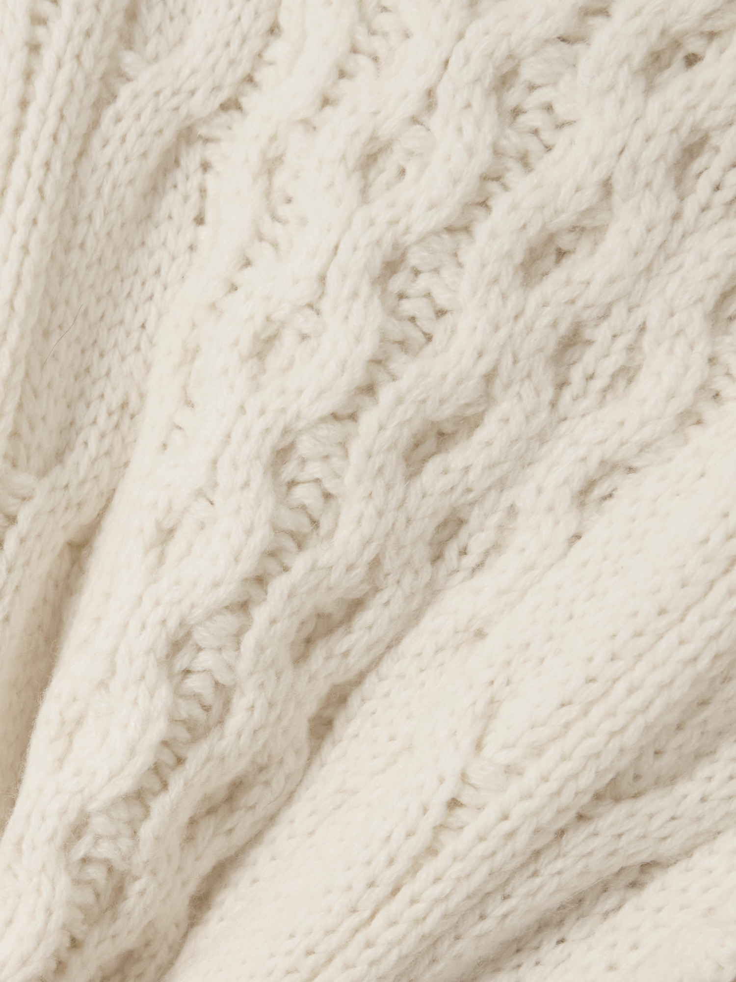 Gabriela Hearst Alastor Knit Maxi Dress In Ivory Wool Cashmere In White