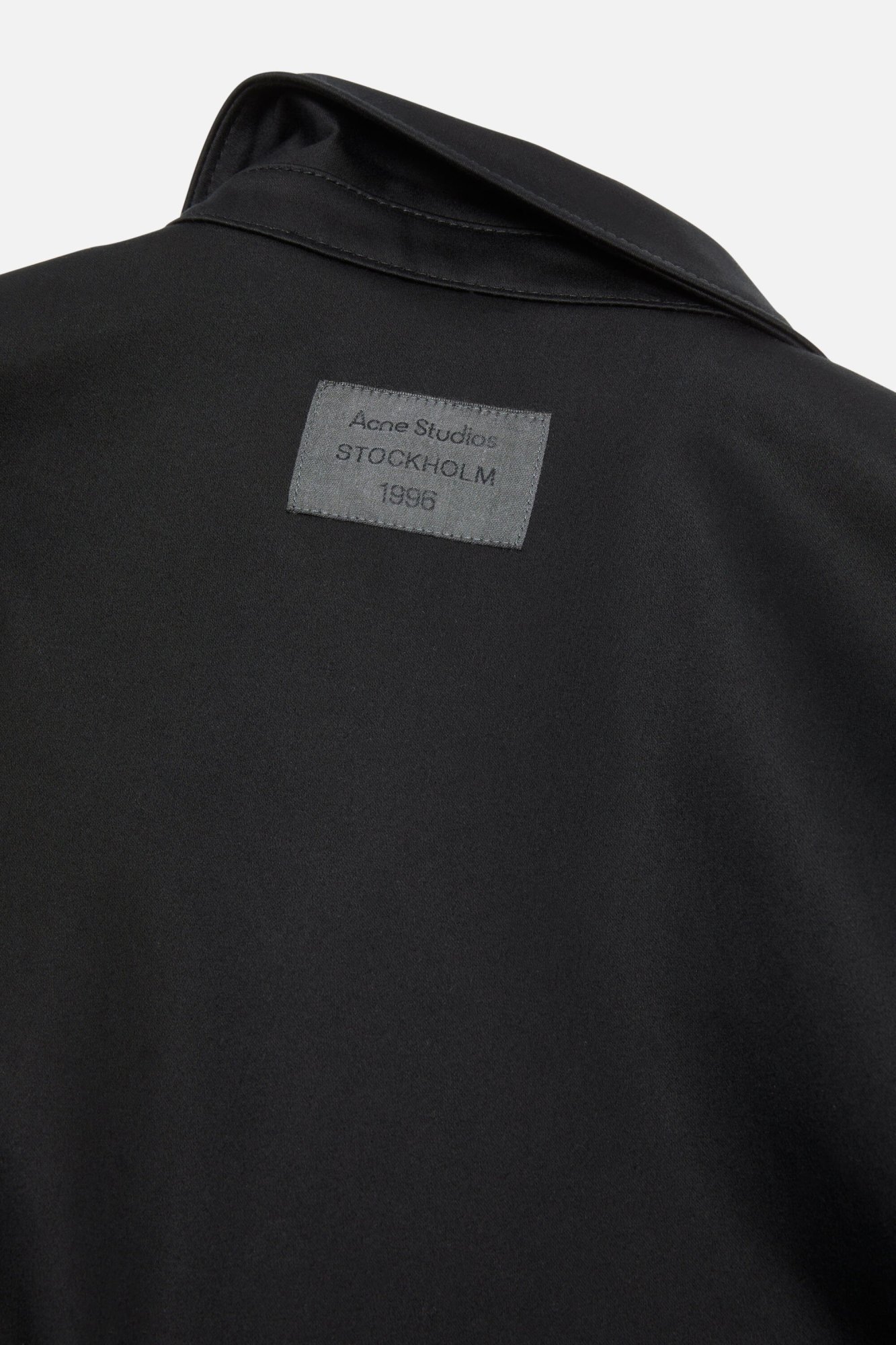 Acne Studios Button-fastening Jacket In Black