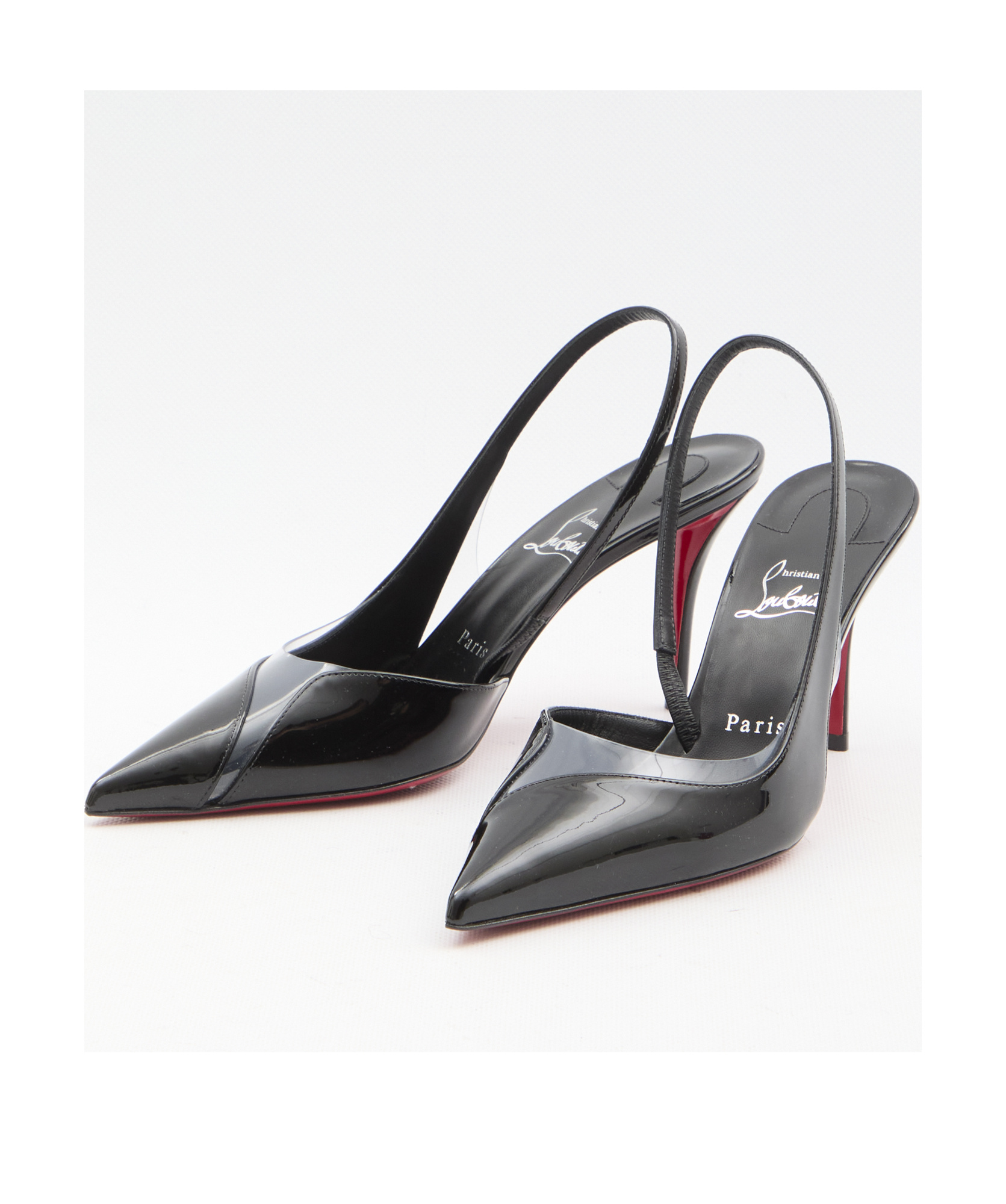 Christian Louboutin Posticha Pointed Toe Slingback Pumps In Black