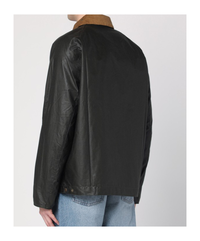 Barbour Collared Button-up Jacket In Black