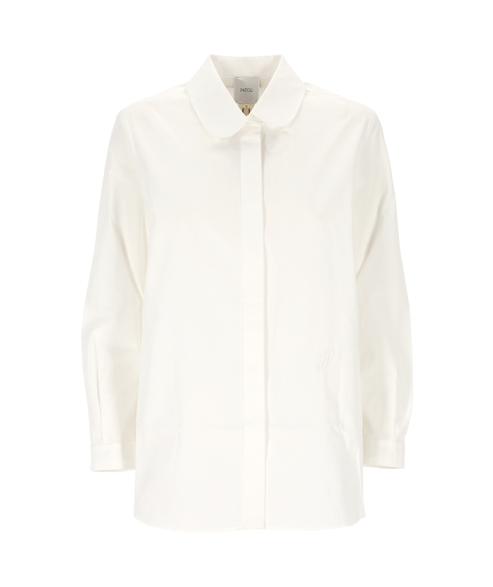 Shop Patou Organic-cotton Shirt In White