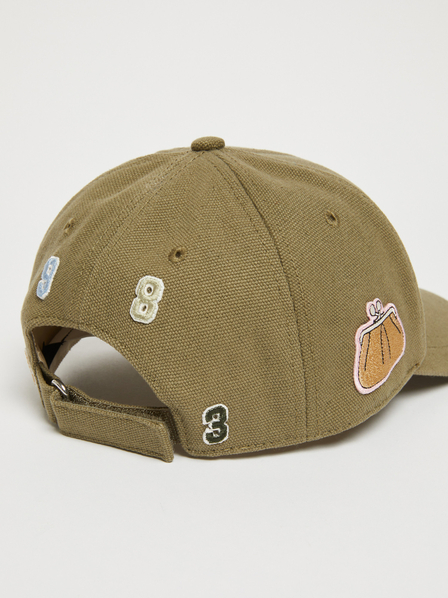 Weekend Max Mara Canvas Baseball Cap In Brown