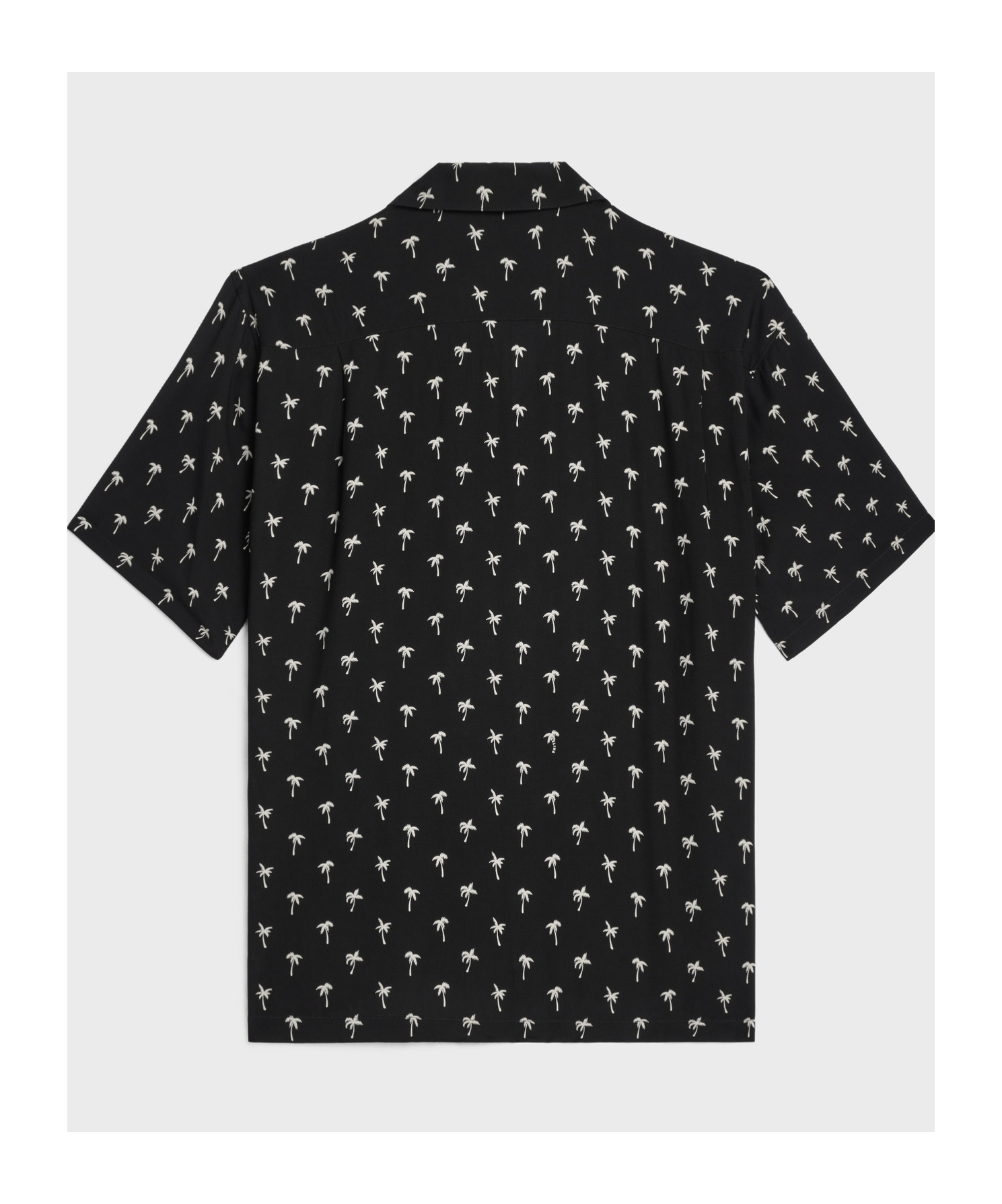 Celine Hawaiian Shirt With Viscose Print In Black