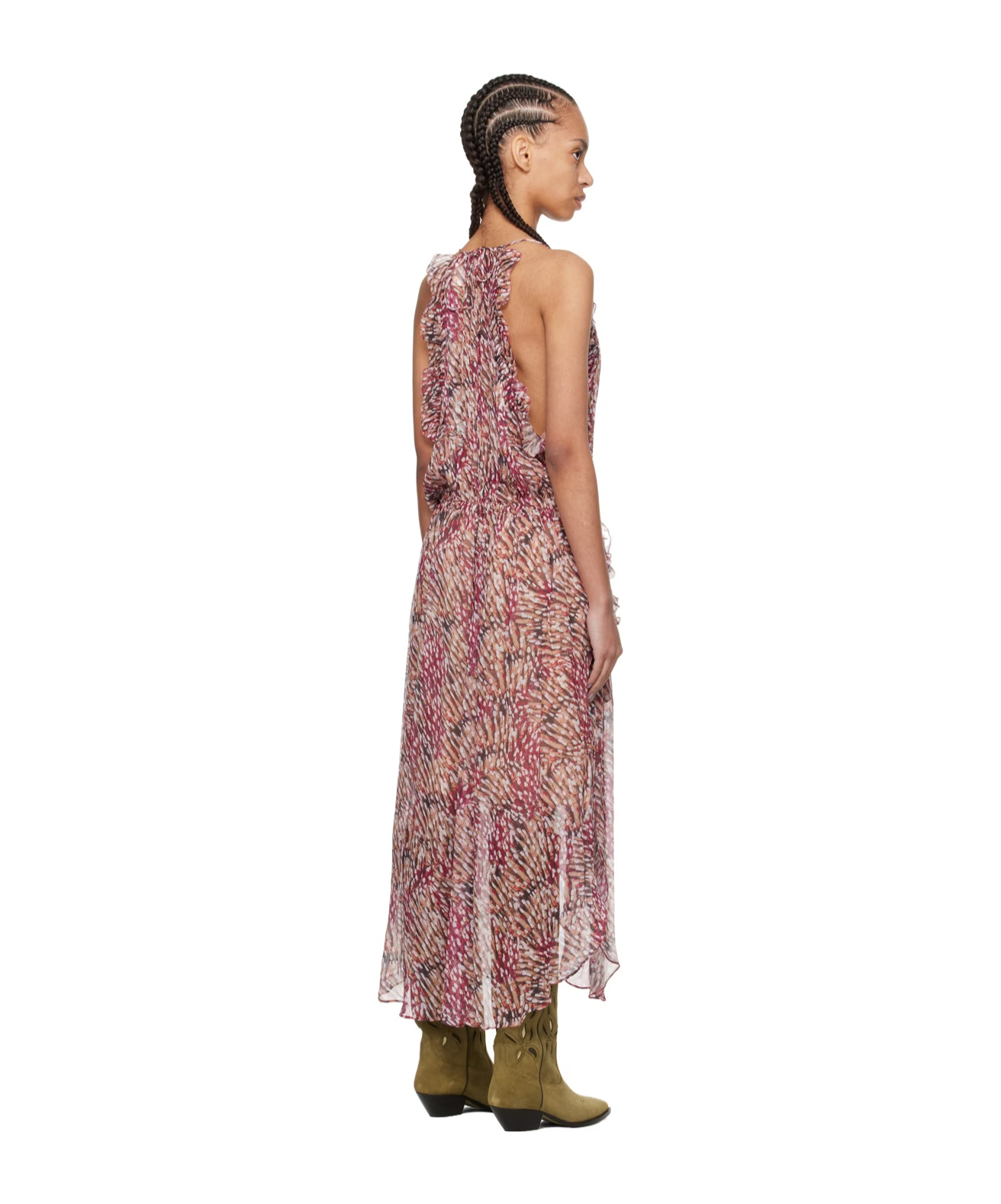 ISABEL MARANT ÉTOILE ISABEL MARANT ÉTOILE FADELO PATTERN-PRINTED MIDI DRESS