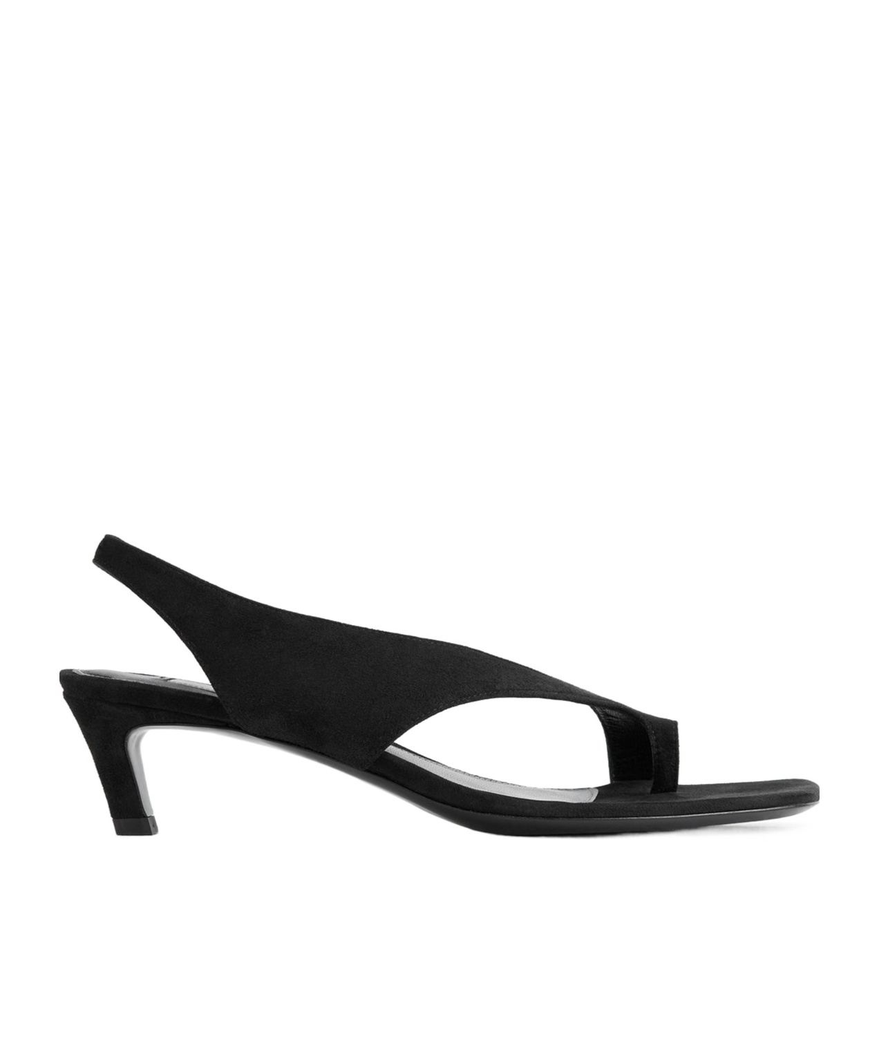 Totême 45mm Suede Sandals In Black