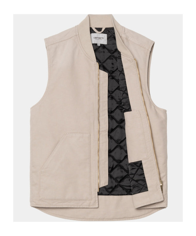 Carhartt Dearborn Canvas Classic Vest In Nude