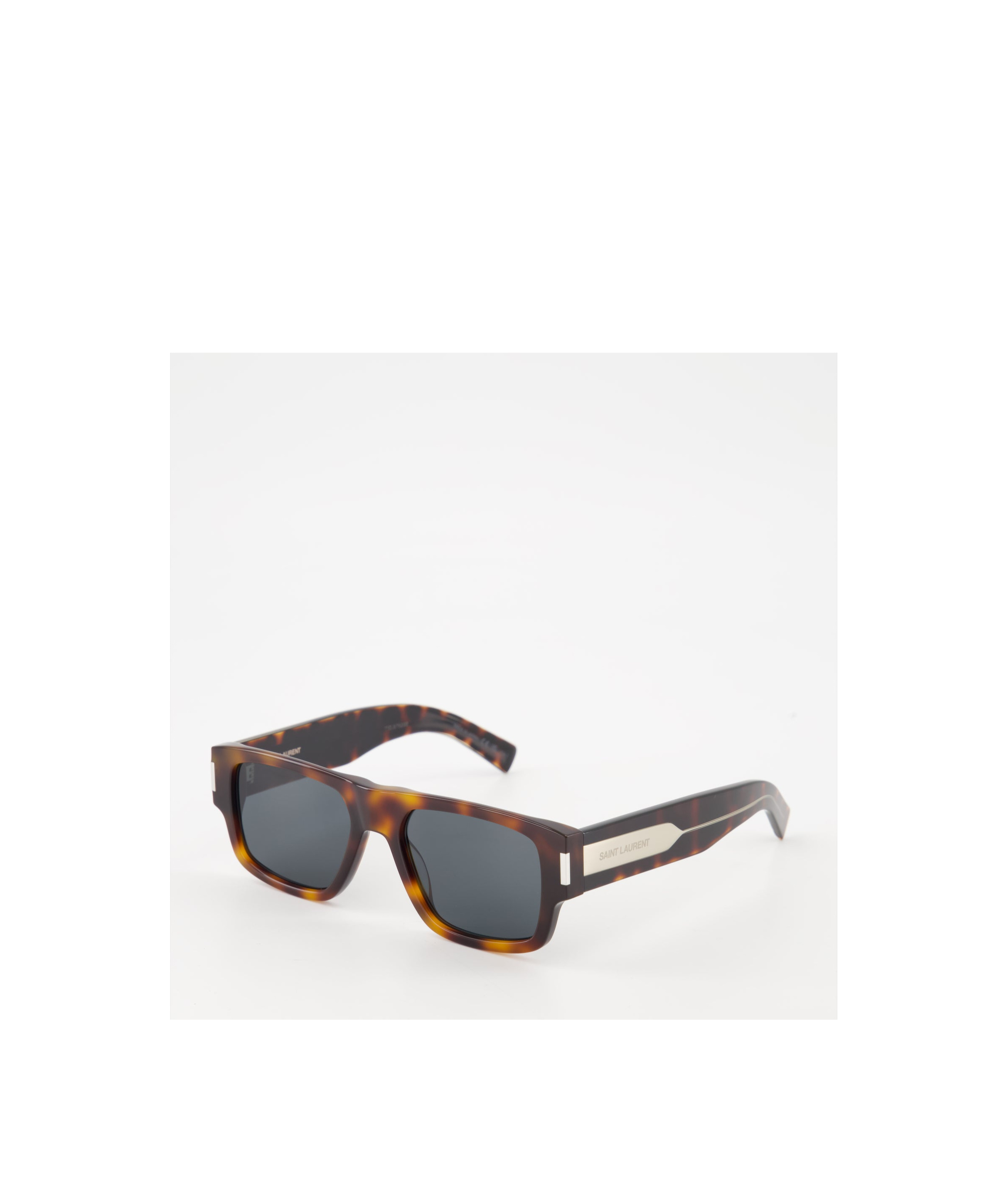 Saint Laurent Eyewear Sl 659 Rectangular Frame Sunglasses In Gray