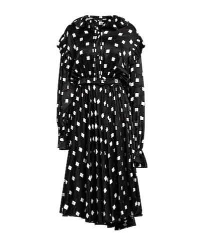 Balenciaga Midi Dresses In Black
