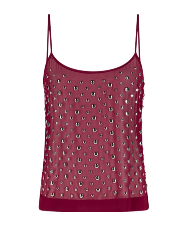 Shop Dries Van Noten Sleeveless Tops In Red
