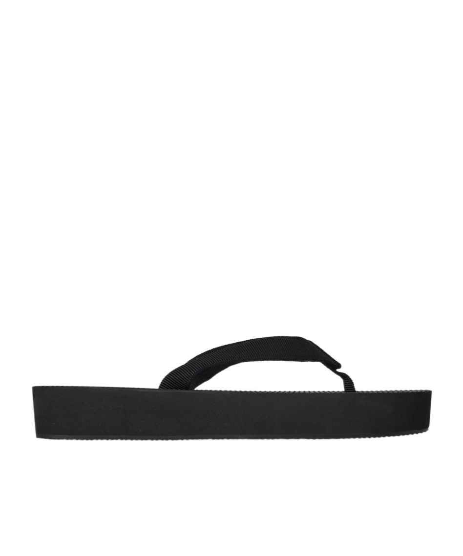 The Row Dune Cotton-blend Grosgrain Platform Flip Flops