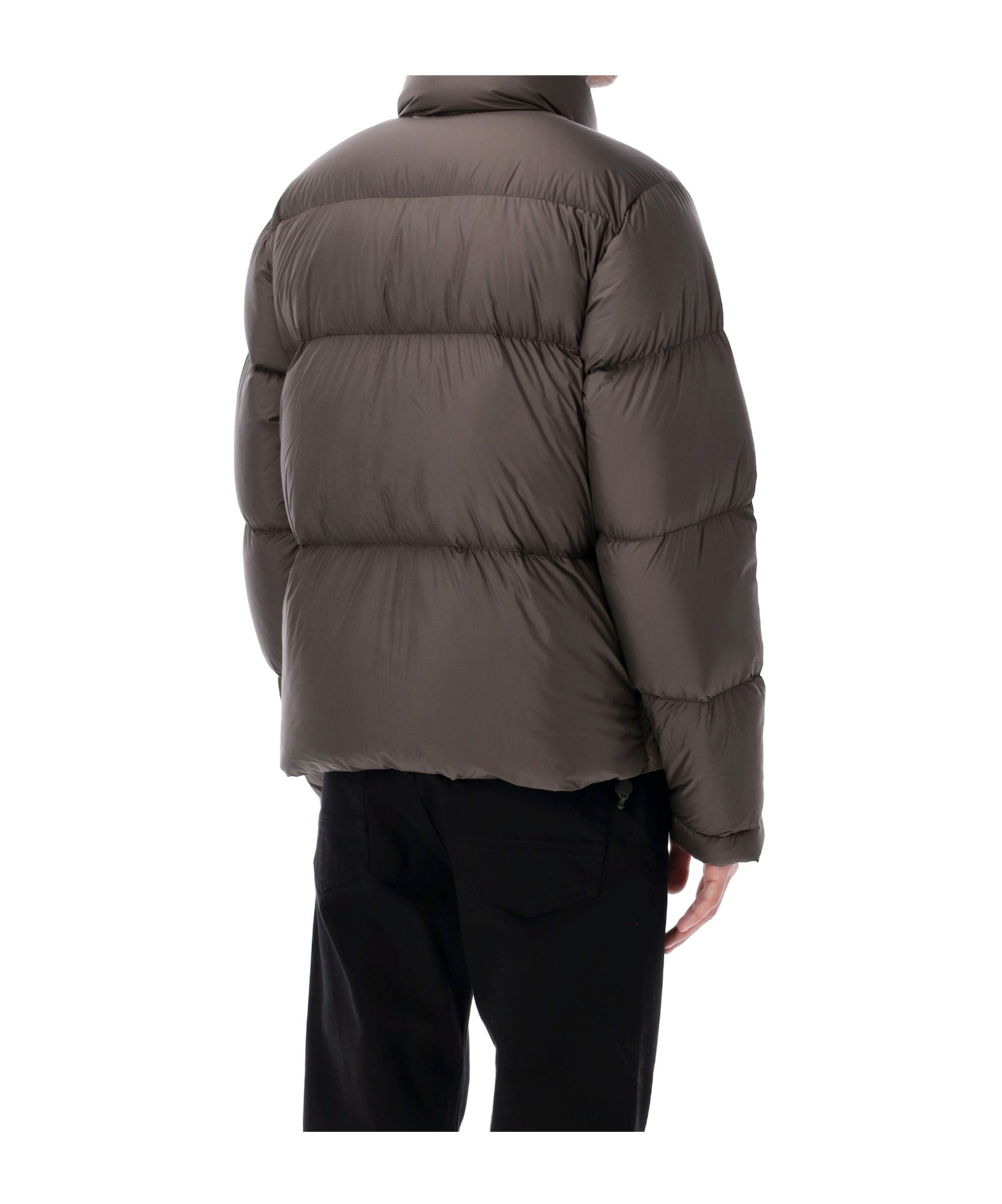 K-way Tuill Thermo Microfiber Down Jacket In Brown