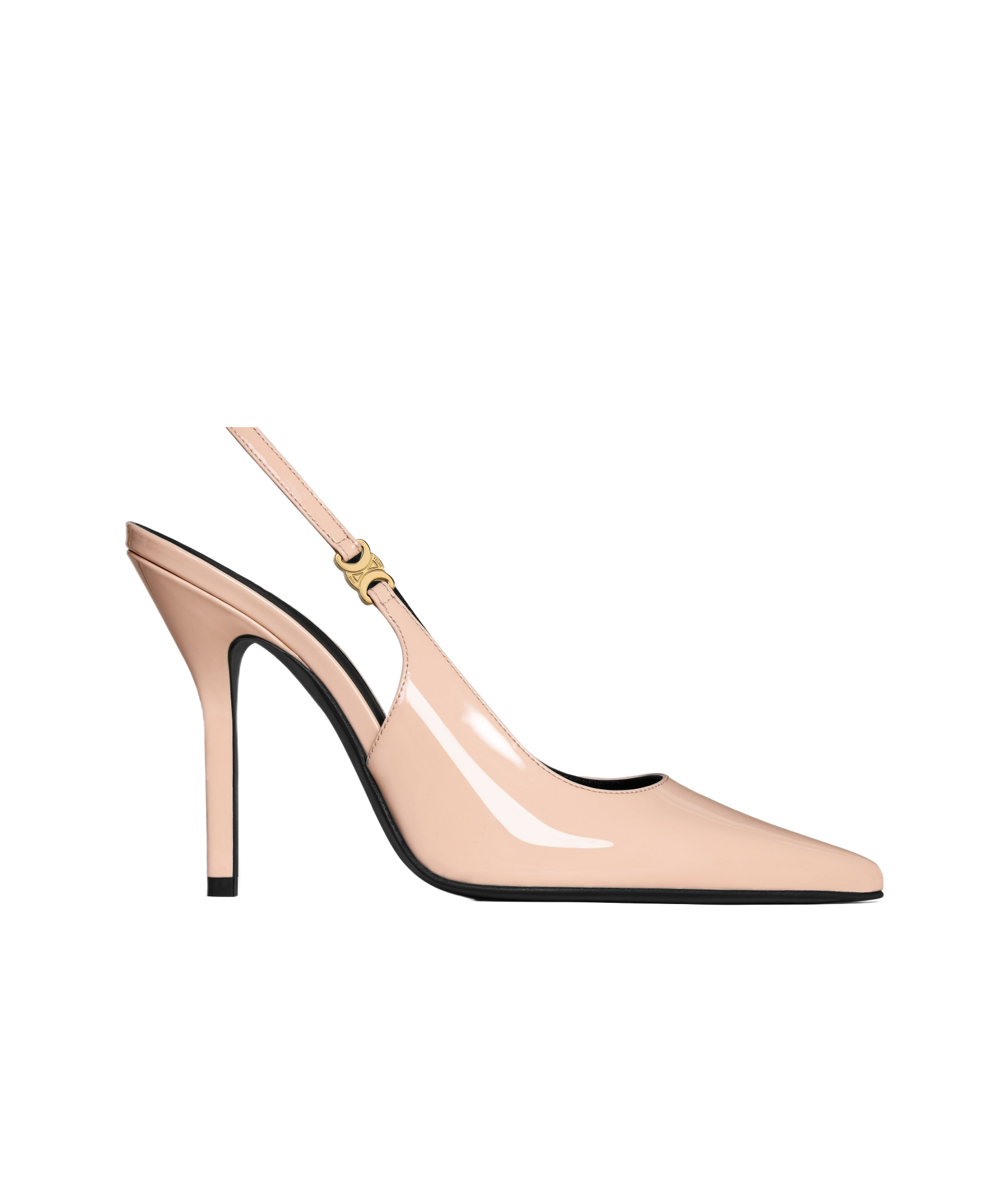 Celine Judy High-heeled Sandals In Nude