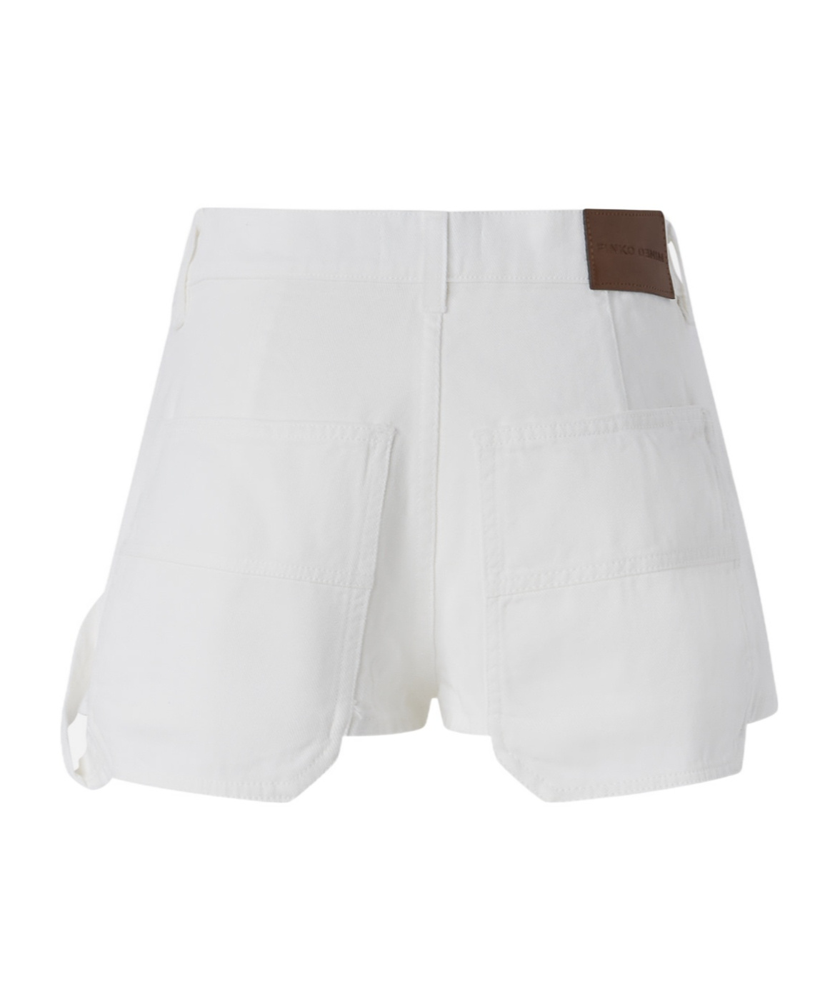 Pinko Belt-loop Shorts In White