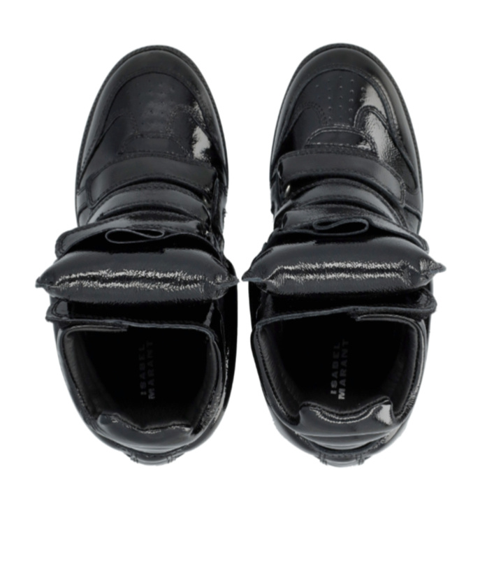 Isabel Marant High Velcro Casual Shoes In Black