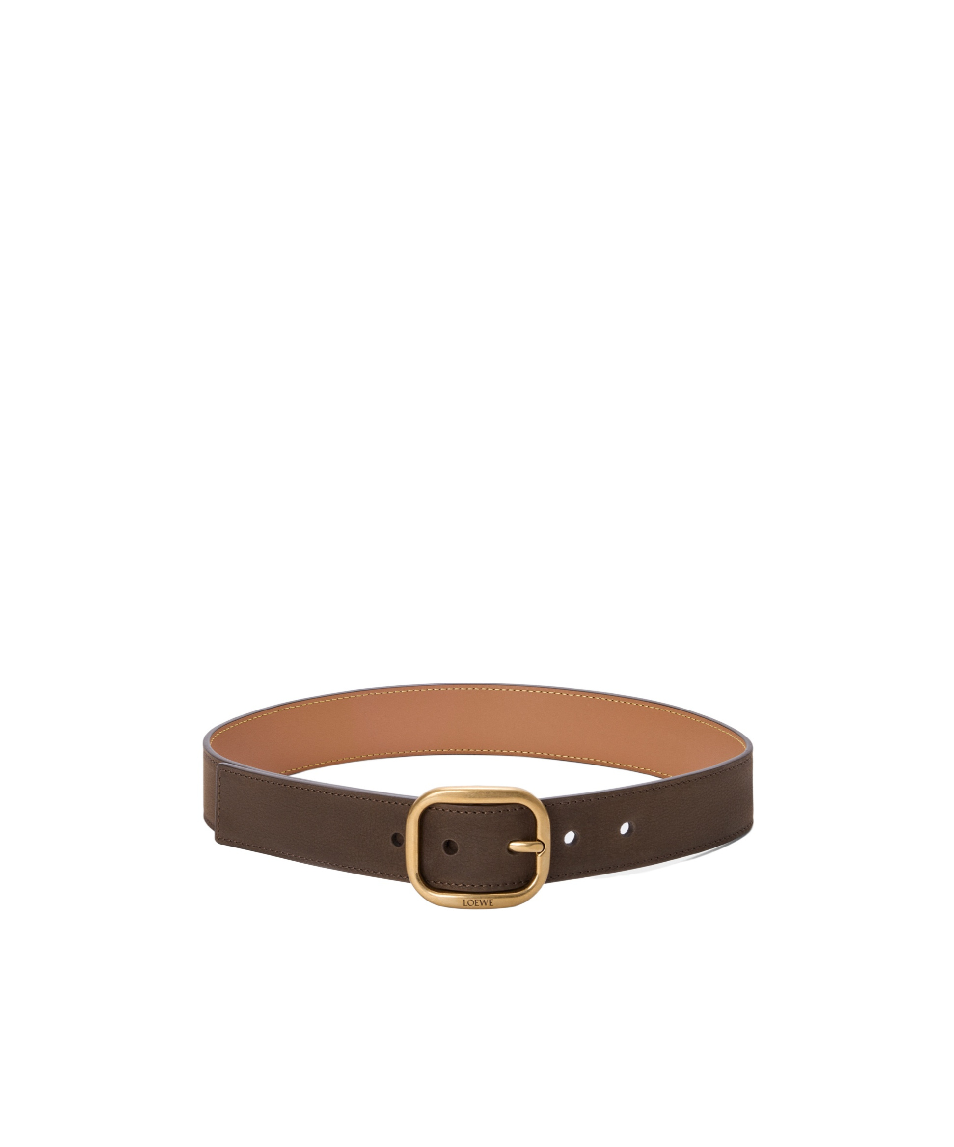 Loewe Logo Belt In Brown