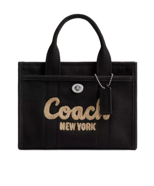 Coach Double Handle Shoulder Bag In Black