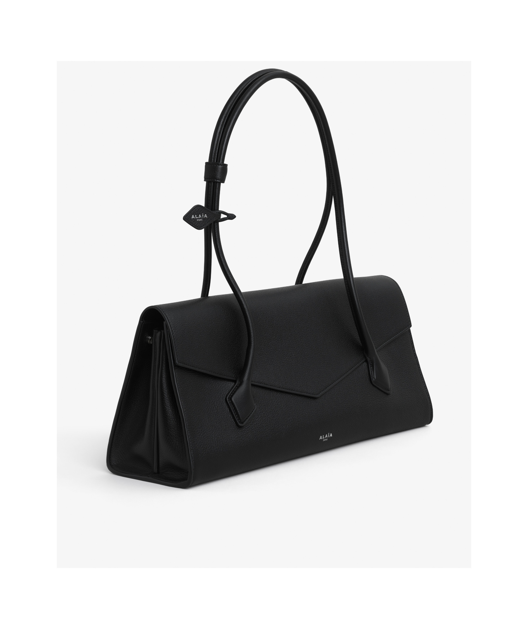 Alaïa Le Teckel Shoulder Bag In Black