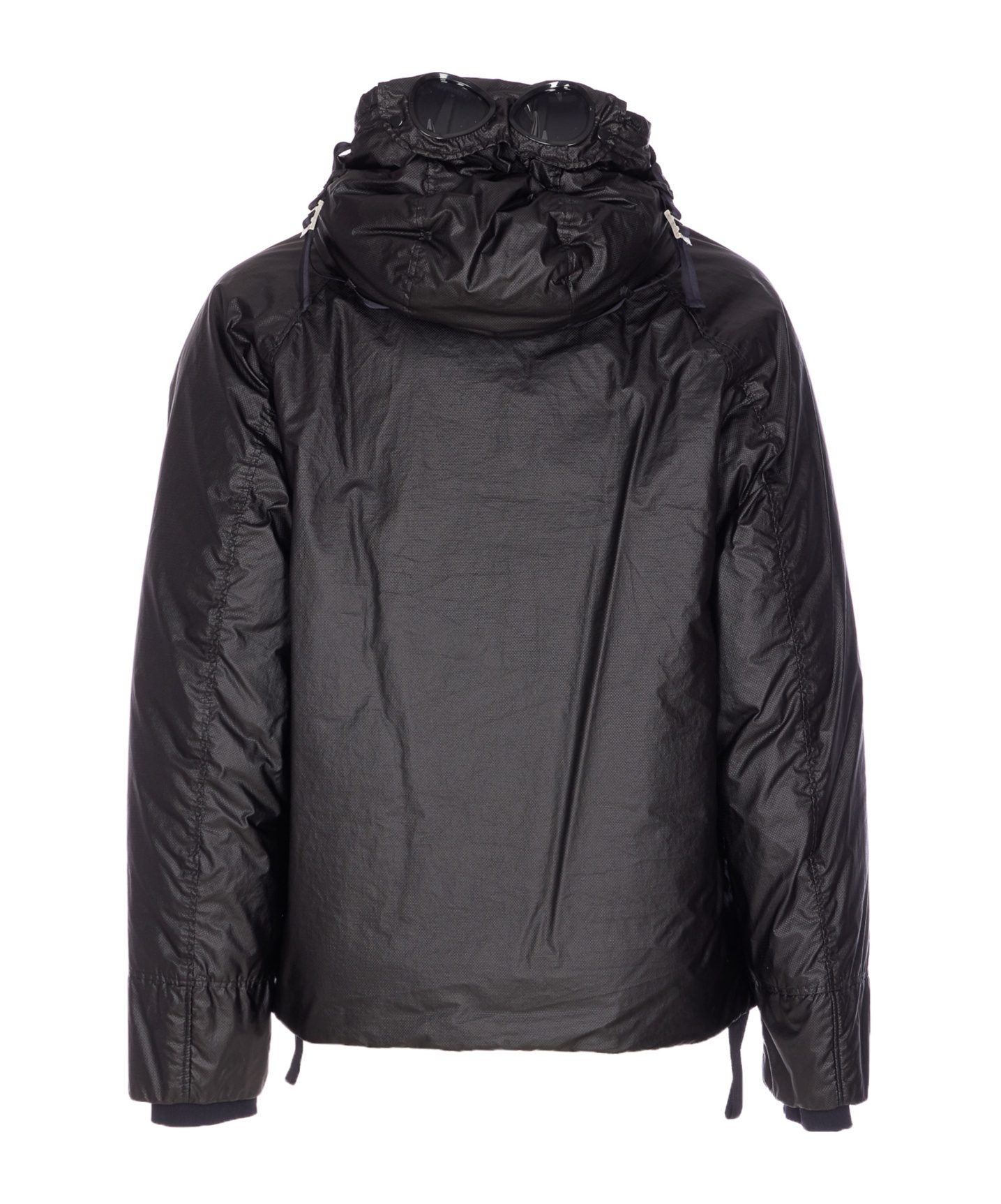 C.p. Company Long Sleeve Padded Outerwear Jacket In Black