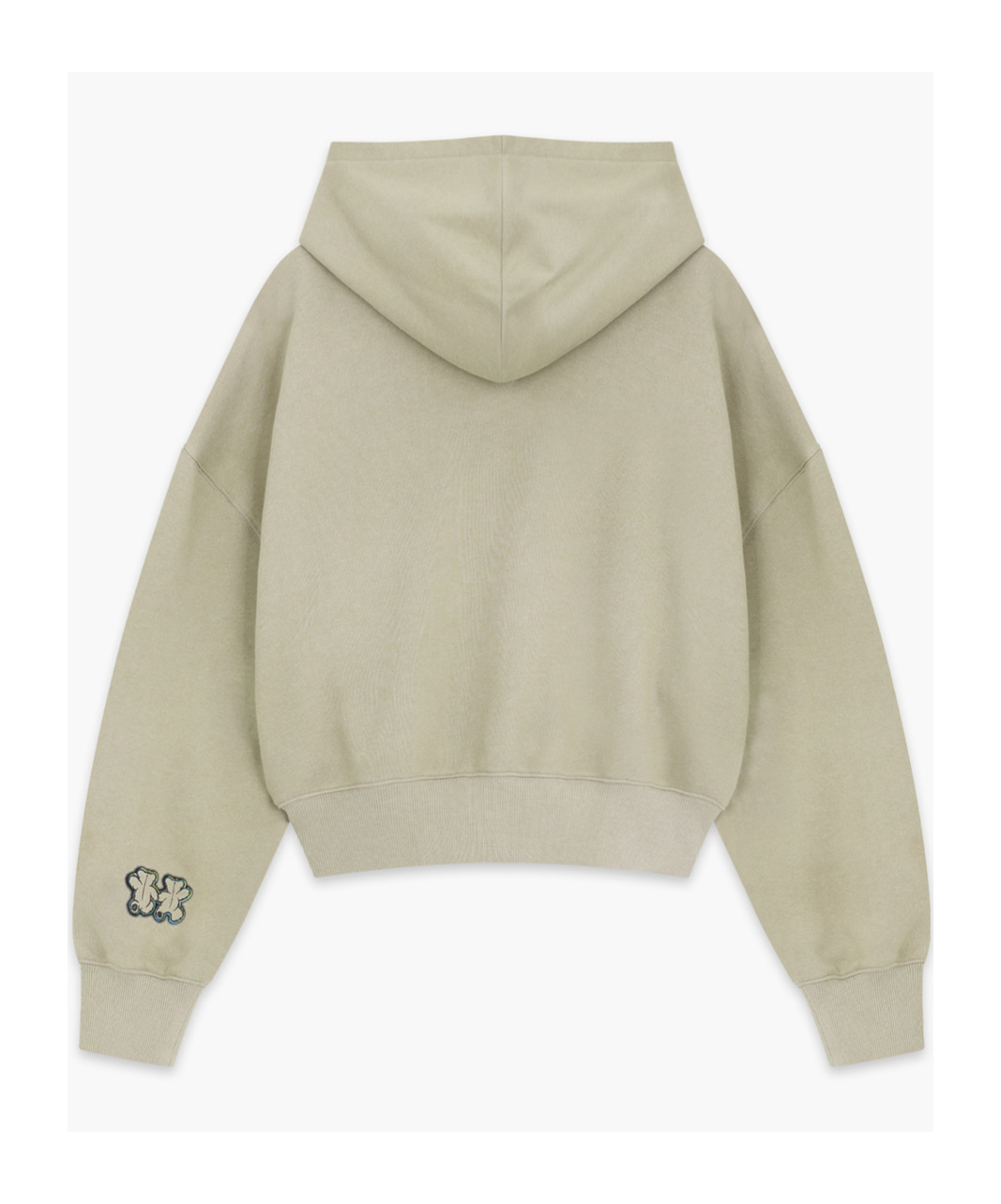 We11 Done Teddy Twins Sleeve Hoodie In Nude