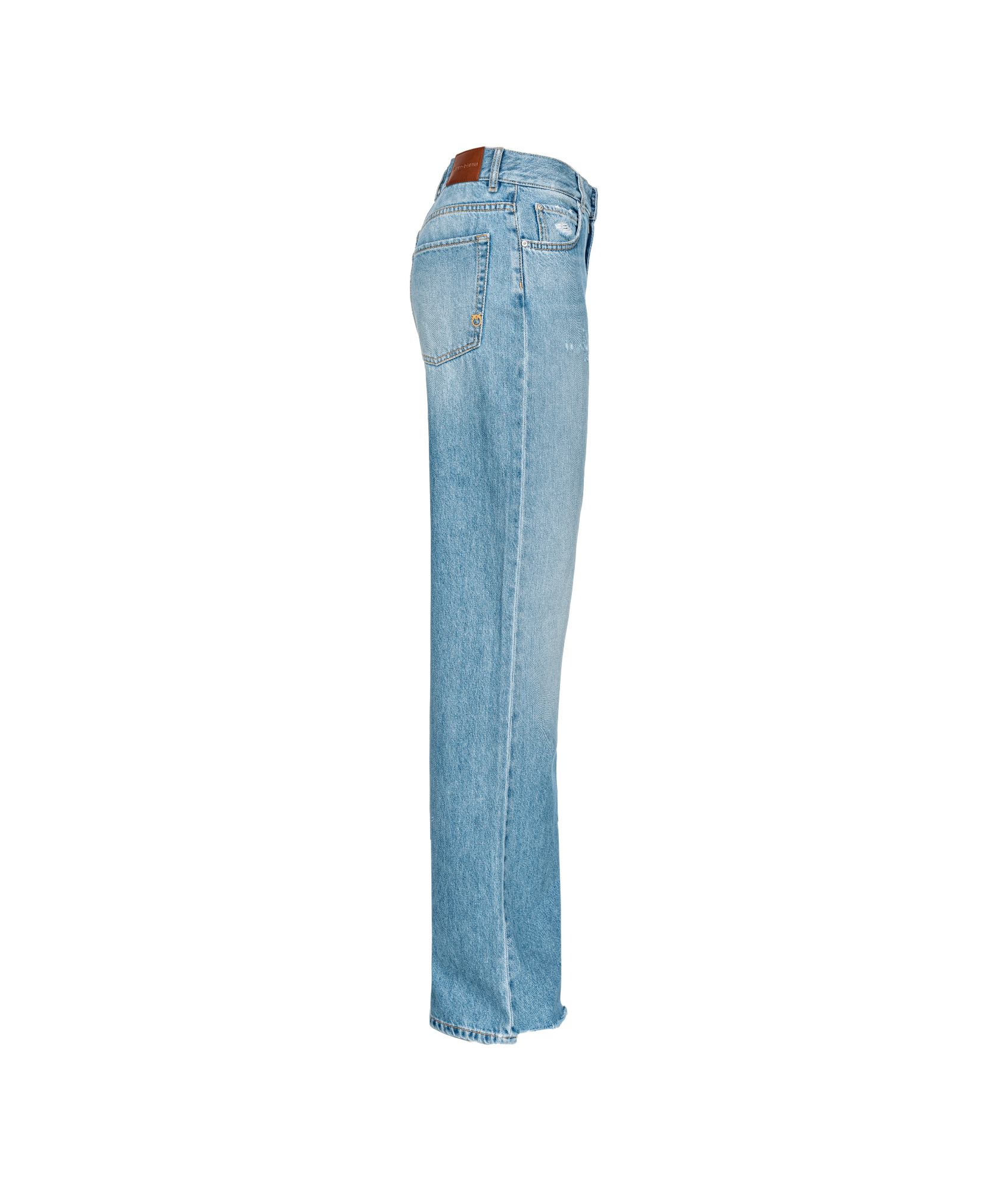 Pinko Belt-loop Jeans In Blue