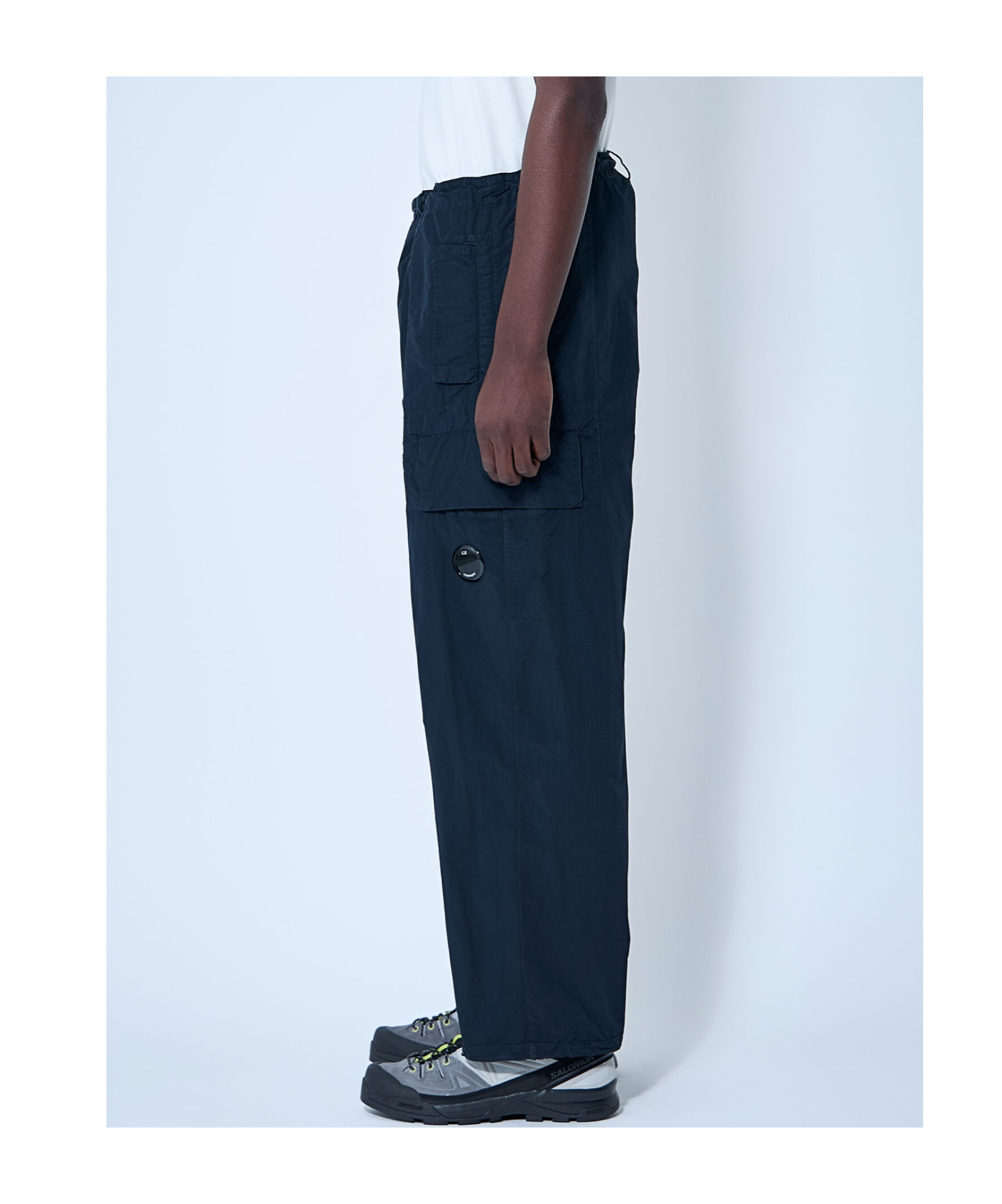 C.p. Company Flatt Trousers In Black