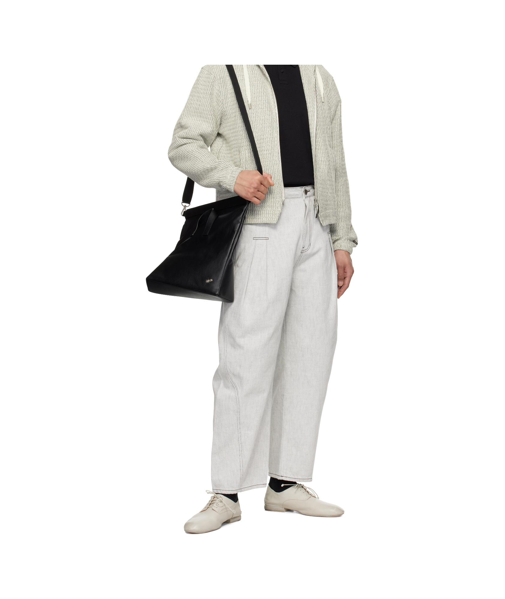 Ader Error Product. 75 Jeans In White