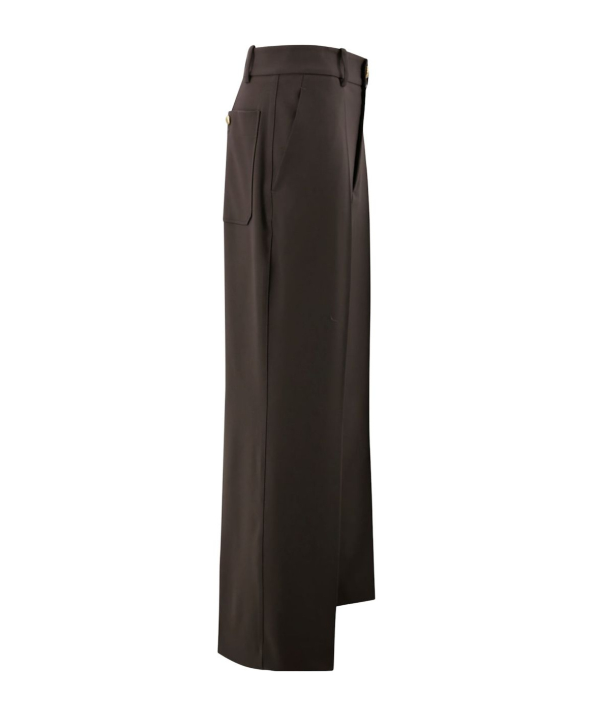 P.a.r.o.s.h Belt Loop Casual Pants In Gray