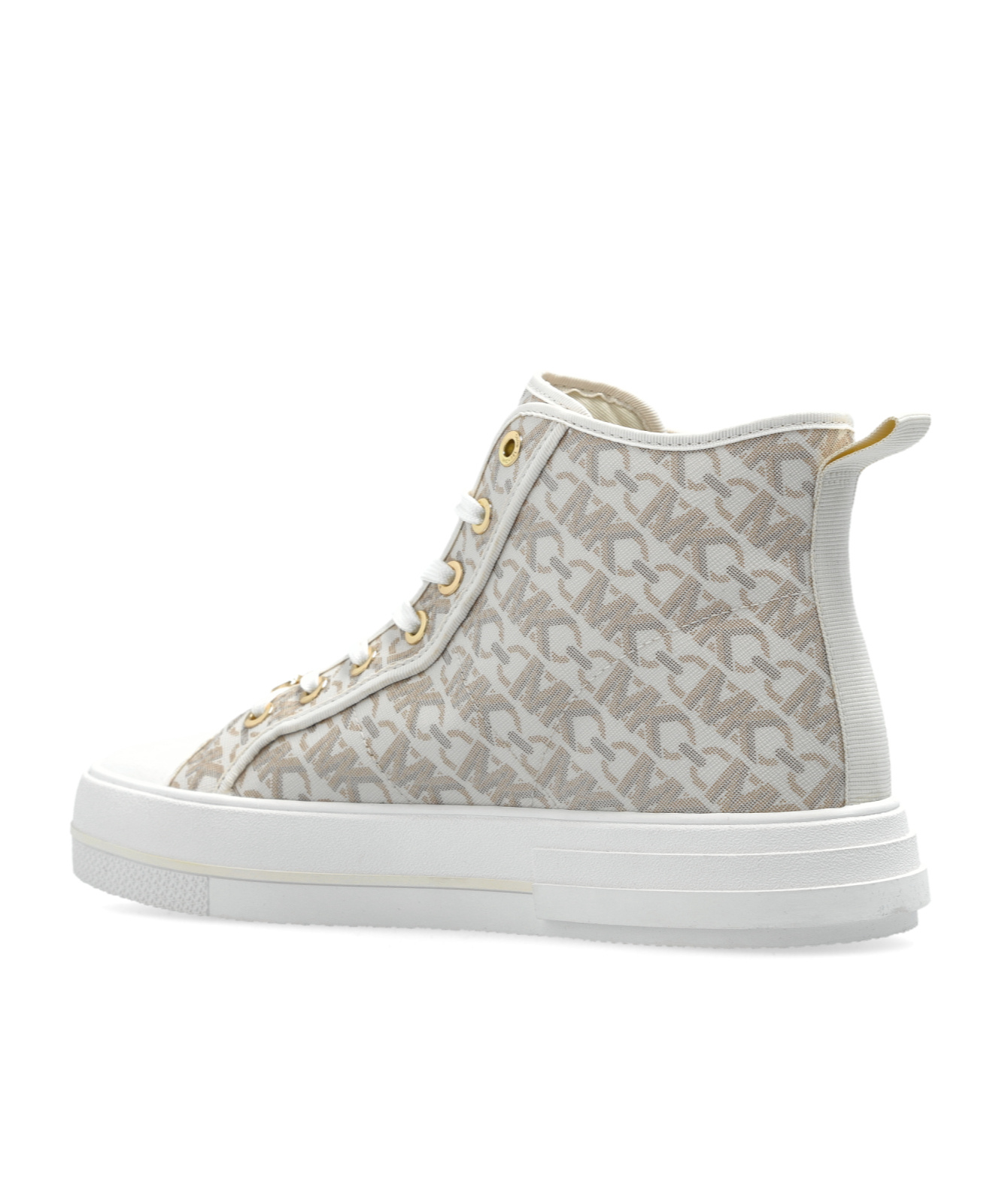 Michael Michael Kors Lace-up High-top Casual Shoes In Gray