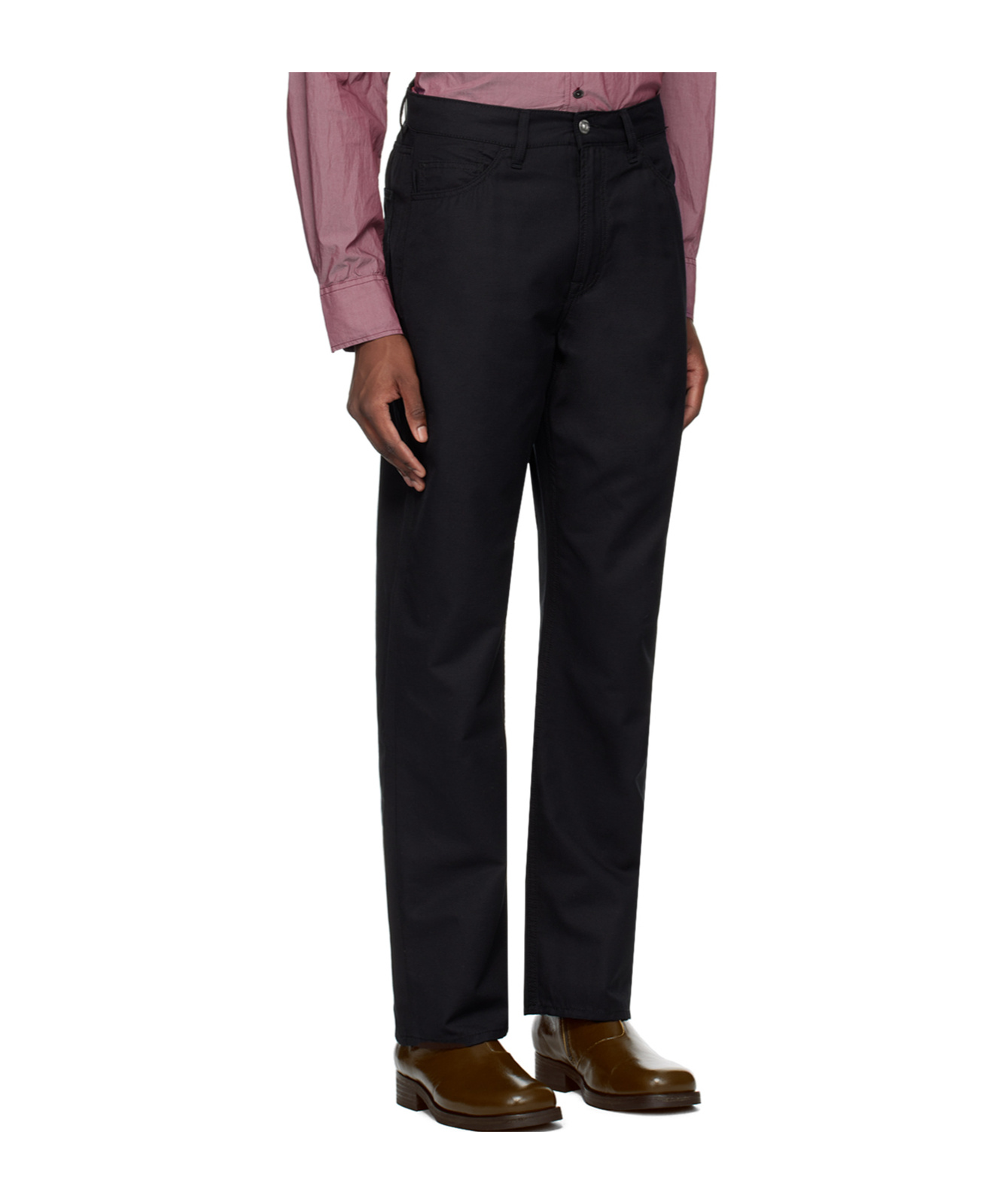 Our Legacy Formal Cut Button-down Casual Pants In Black