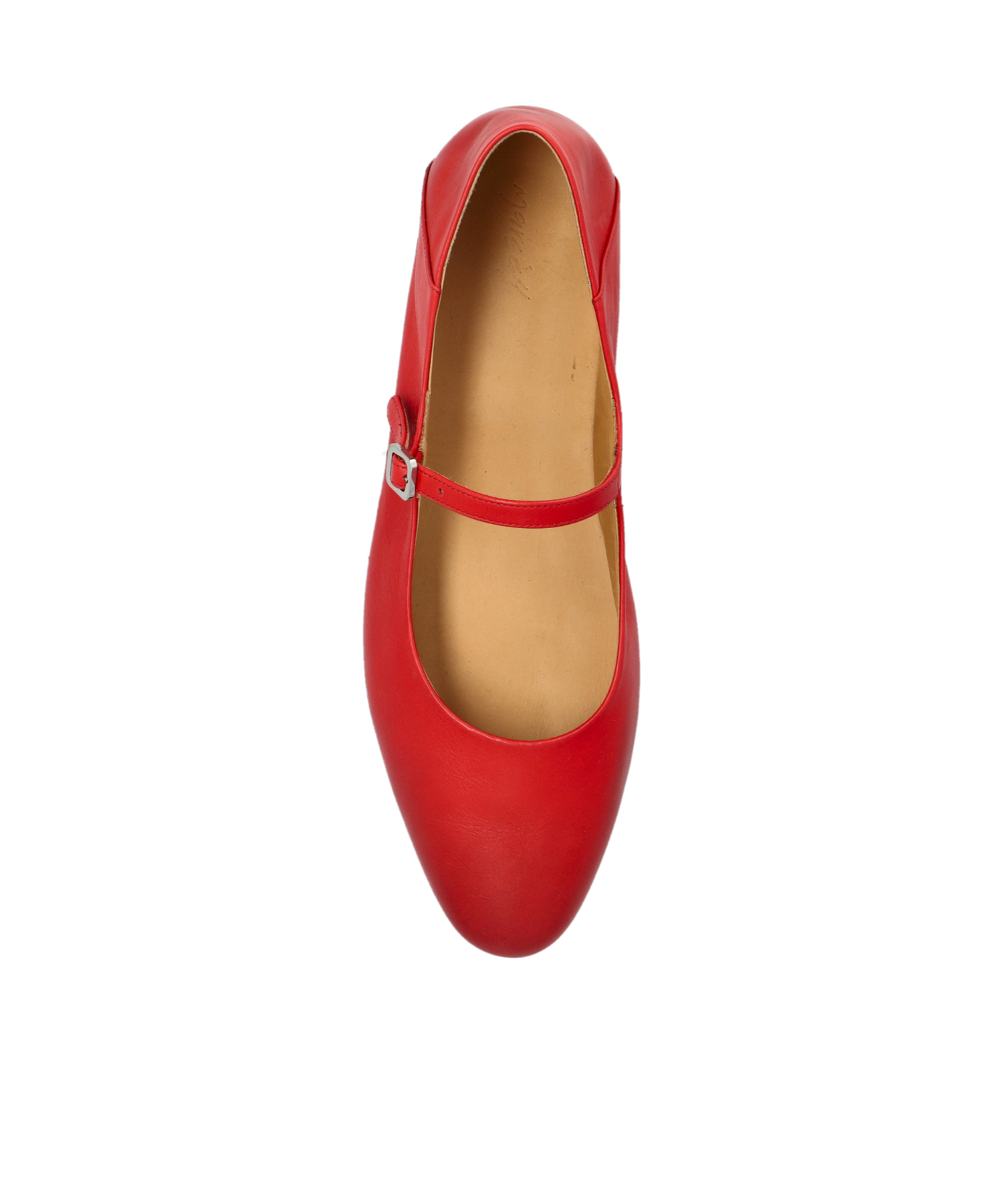Marsèll Round Head Ballet Shoes In Red