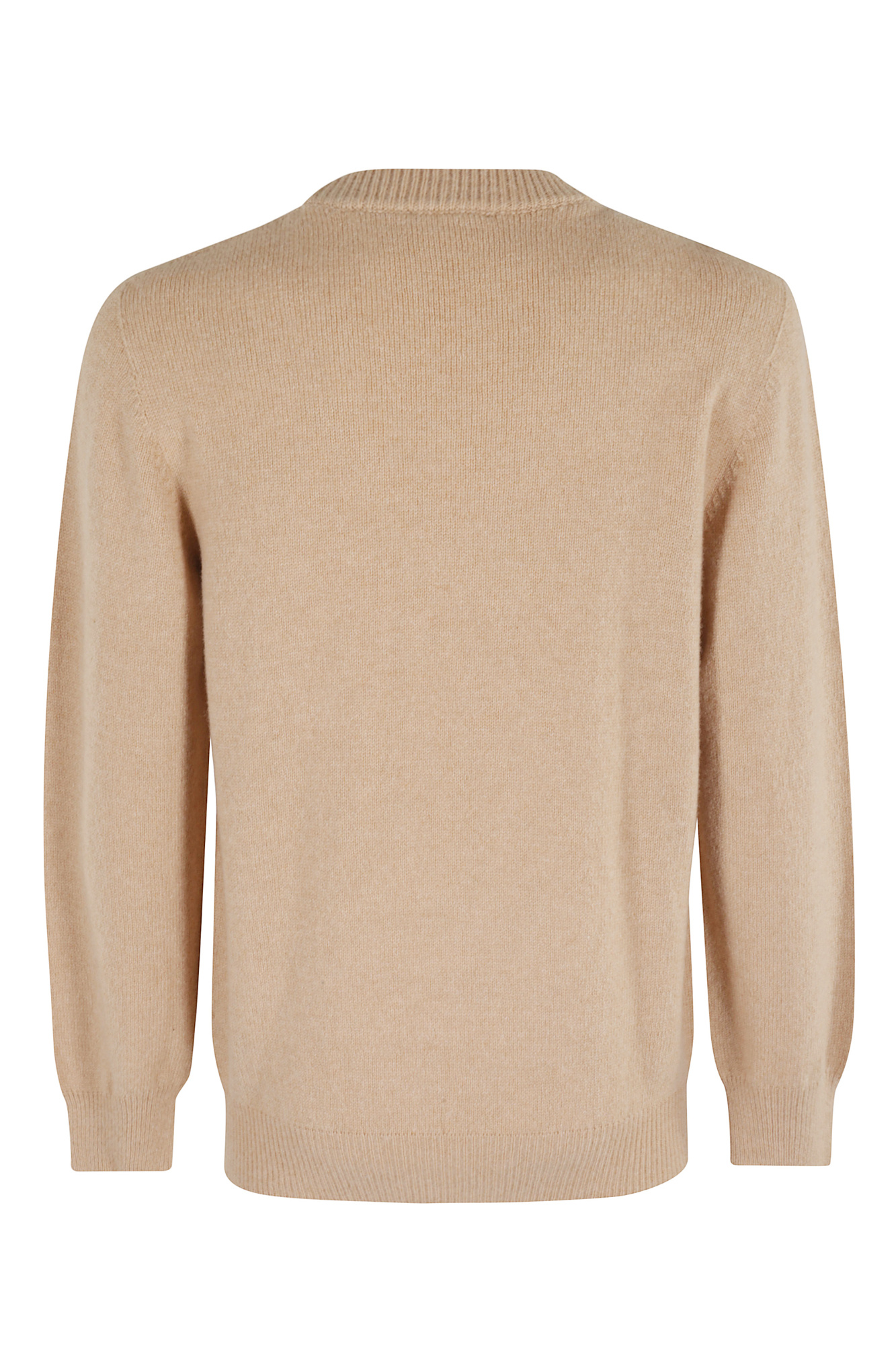 A Paper Kid Knitted Crew Neck Clothing In Neutral
