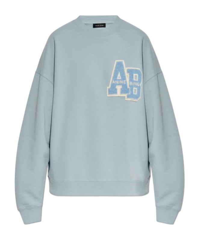 Anine Bing Long-sleeved Sweatshirt In Animal Print