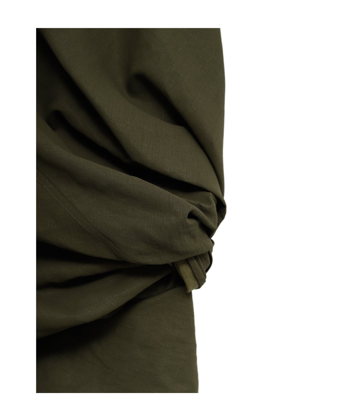 JIL SANDER JIL SANDER DRAPED SLEEVELESS MAXI DRESS