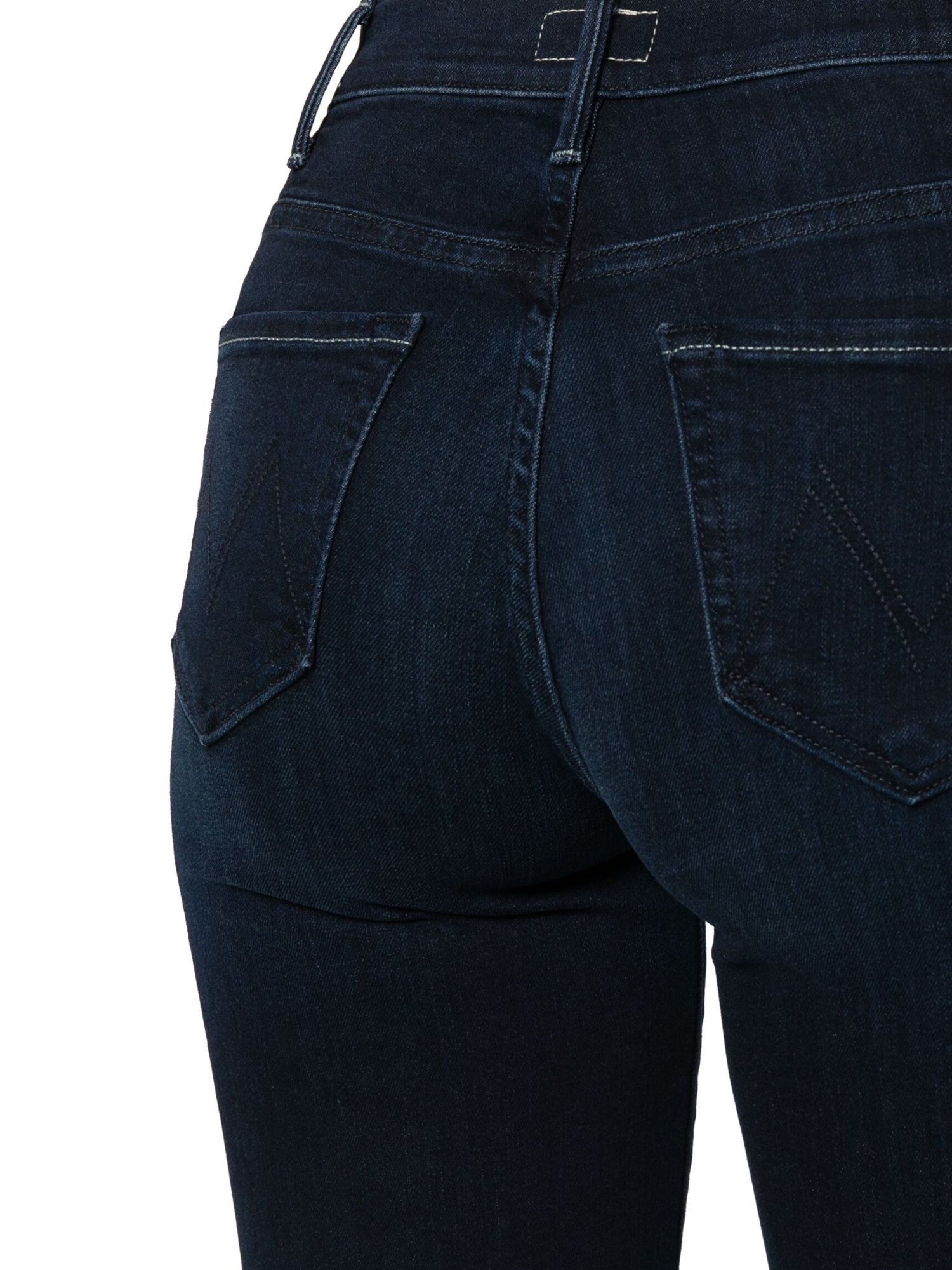 Mother Jeans With Belt Loops In Black