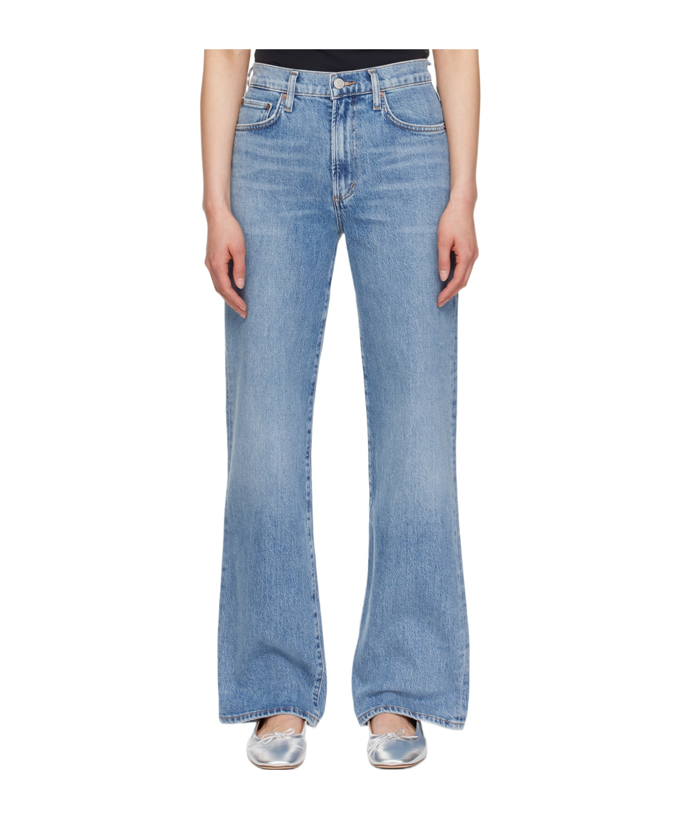Agolde Harper Mid-rise Straight-leg Jeans