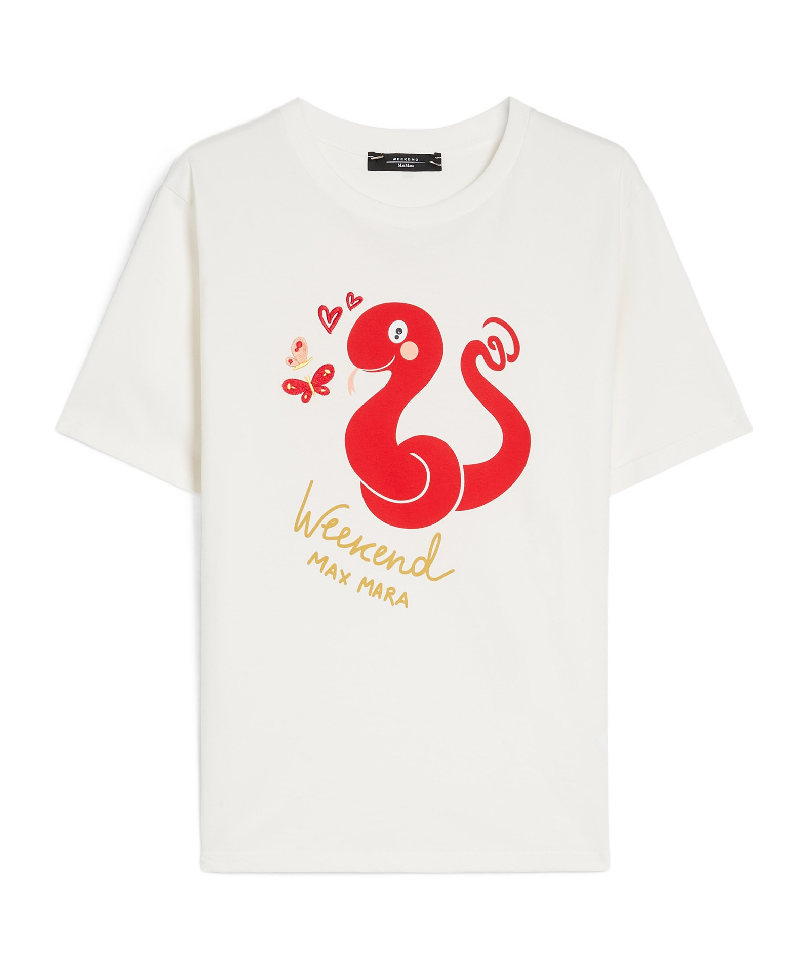 Weekend Max Mara Woman T-shirt Off White Size L Cotton In White
