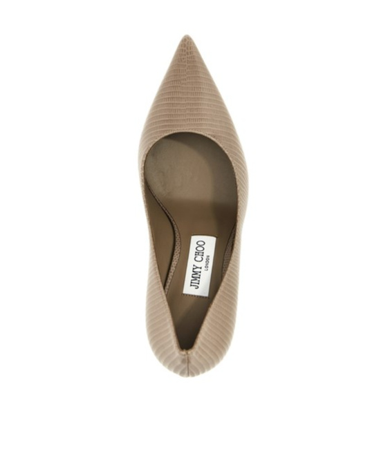 Jimmy Choo 'love' Textured Stiletto Pumps In Nude