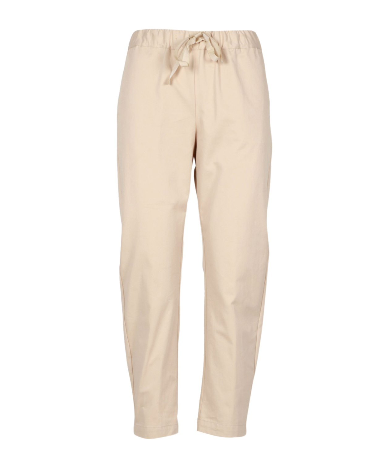 Semicouture High Waist Casual Pants In Neutral